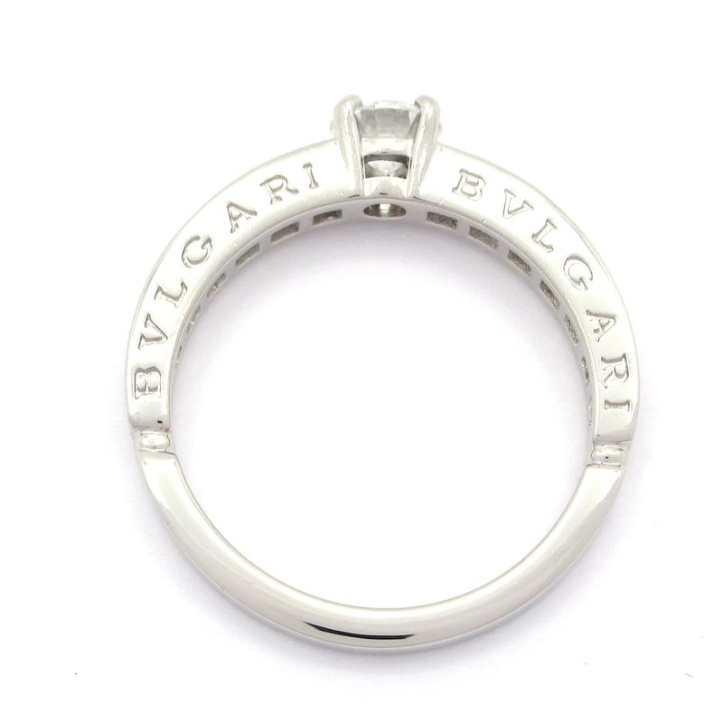 Bvlgari Ring Dedicata A Venezia Pt950 X Diamond Half Diamond / Center 1P