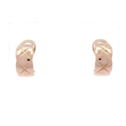 Chanel Earrings Coco Crush J11754 18kbg 18K Beige Gold