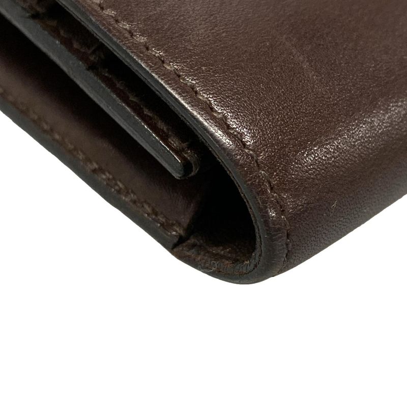 Hermes Bifold Wallet Constance Compact Mocha Silver Hardware