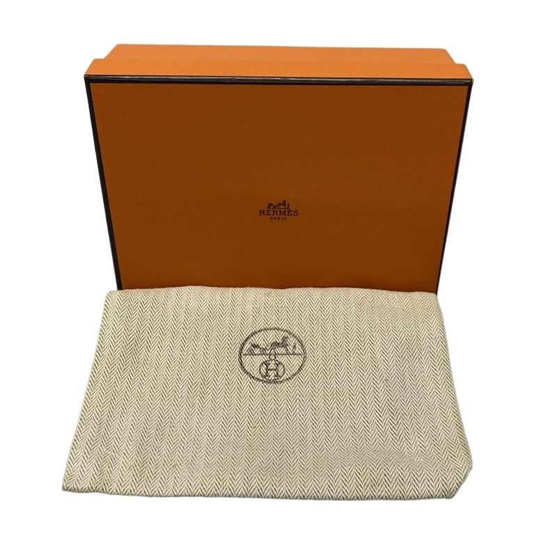 Hermes Bifold Wallet Constance Compact Mocha Silver Hardware