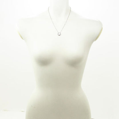 Hermes Necklace Horseshoe 18K White Gold X Diamonds 6P Diamonds / Top Closure