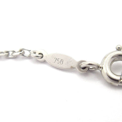 Hermes Necklace Horseshoe 18K White Gold X Diamonds 6P Diamonds / Top Closure