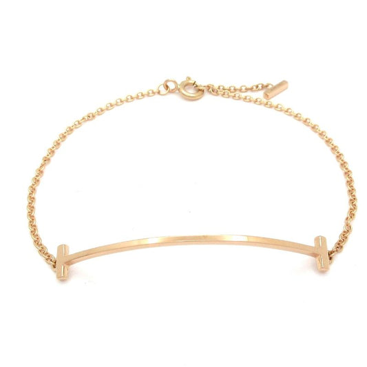 Tiffany & Co Bracelet T-smile Bracelet 18K Pink Gold
