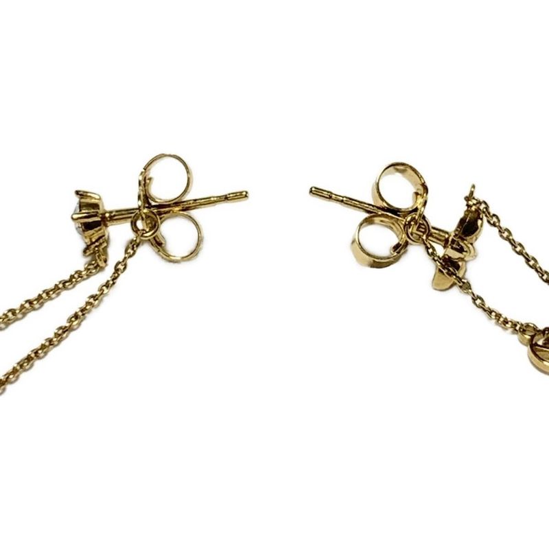 Louis Vuitton Earrings Petite Louis M00390 Gold X Clear