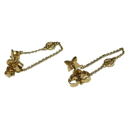 Louis Vuitton Earrings Petite Louis M00390 Gold X Clear