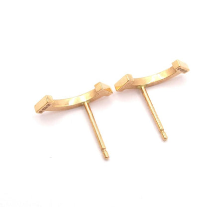 Tiffany & Co Earrings T-smile 18K Pink Gold