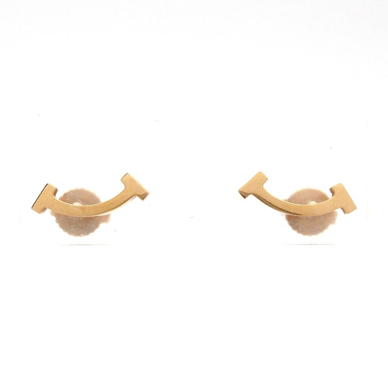 Tiffany & Co Earrings T-smile 18K Pink Gold