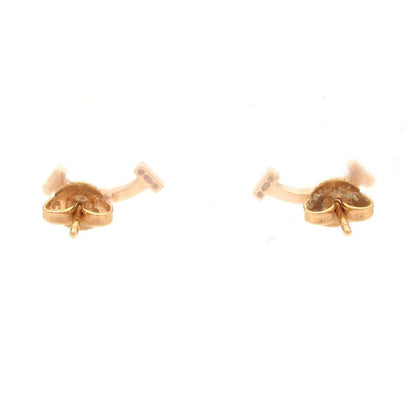 Tiffany & Co Earrings T-smile 18K Pink Gold