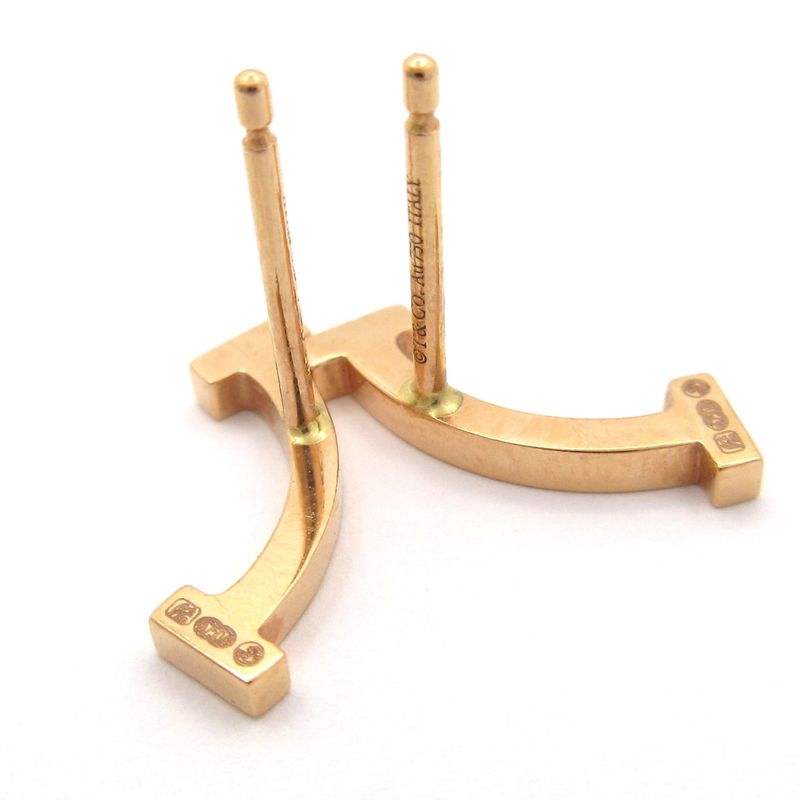 Tiffany & Co Earrings T-smile 18K Pink Gold