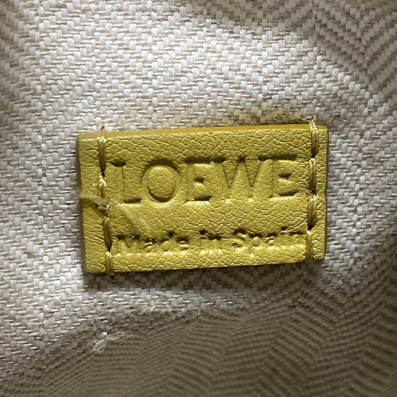 Loewe Handbag Puzzle Bag Mini Dark Yellow Leather
