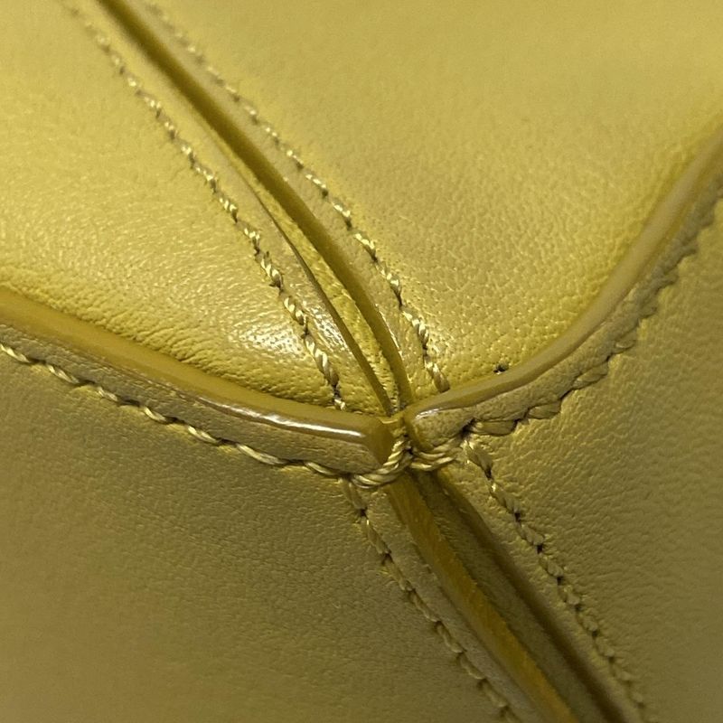 Loewe Handbag Puzzle Bag Mini Dark Yellow Leather