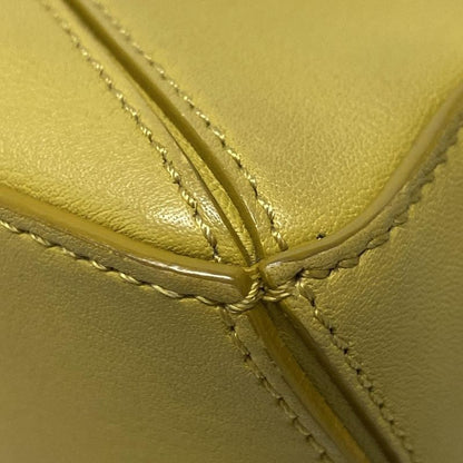 Loewe Handbag Puzzle Bag Mini Dark Yellow Leather