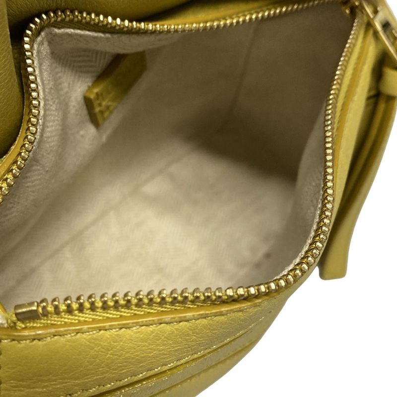 Loewe Handbag Puzzle Bag Mini Dark Yellow Leather