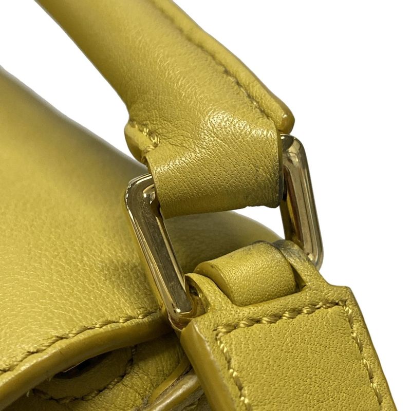 Loewe Handbag Puzzle Bag Mini Dark Yellow Leather