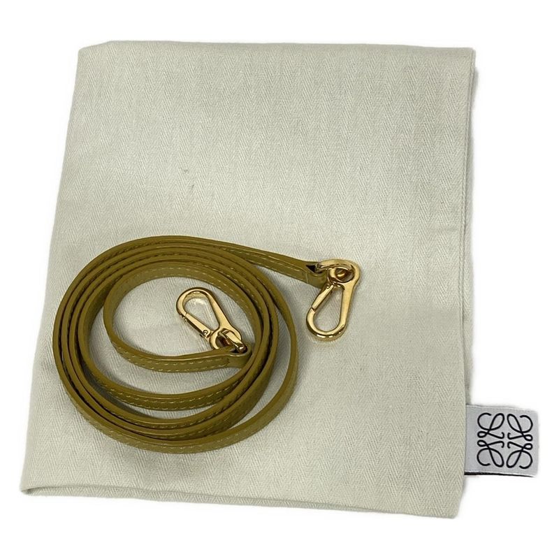 Loewe Handbag Puzzle Bag Mini Dark Yellow Leather