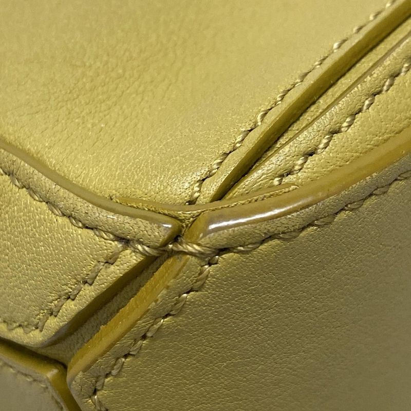 Loewe Handbag Puzzle Bag Mini Dark Yellow Leather