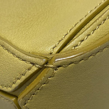 Loewe Handbag Puzzle Bag Mini Dark Yellow Leather