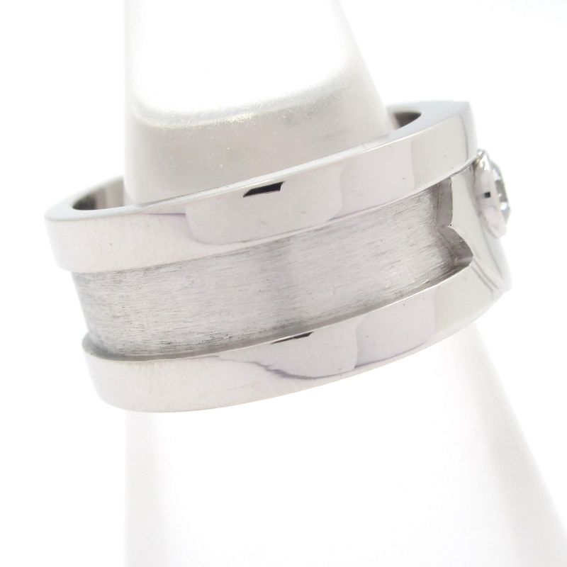 Cartier Ring 51 2C 88 Fortune 18K White Gold X Diamond 1P Diamond / Approx 02 Ct