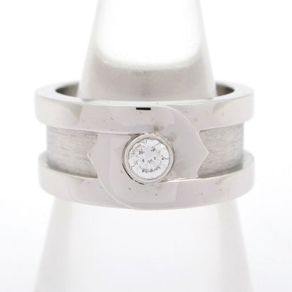 Cartier Ring 51 2C 88 Fortune 18K White Gold X Diamond 1P Diamond / Approx 02 Ct