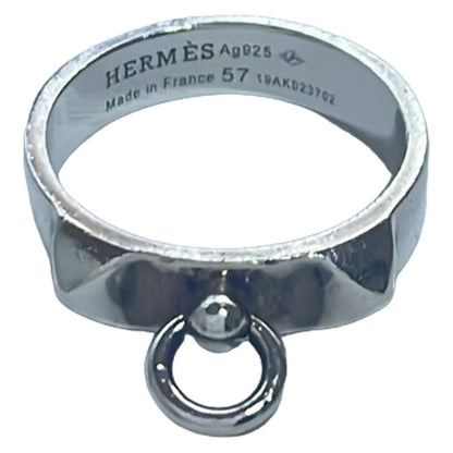 Hermes Ring Collier De Chien PM Silver Size: 57