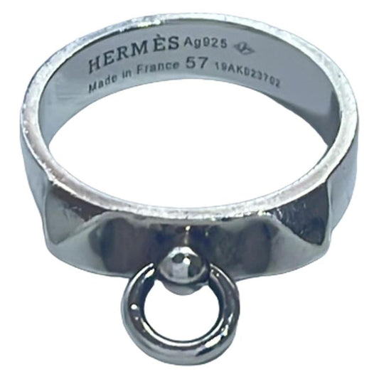 Hermes Ring Collier De Chien PM Silver Size: 57