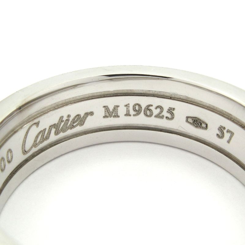 Cartier Ring 57 2C B4040557 18K White Gold