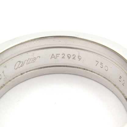 Cartier Ring 52 2C B4044252 18K White Gold X Diamonds 10P Diamonds