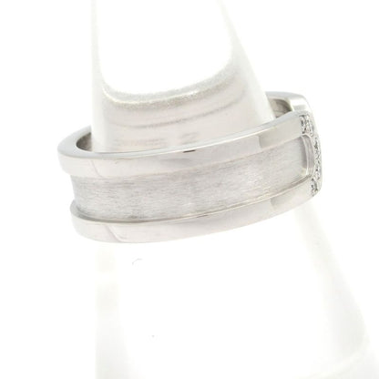 Cartier Ring 52 2C B4044252 18K White Gold X Diamonds 10P Diamonds