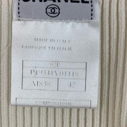 Chanel Vest Size 42 L Women - White Knit