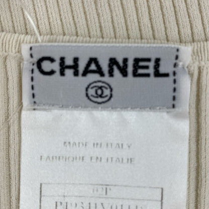 Chanel Vest Size 42 L Women - White Knit