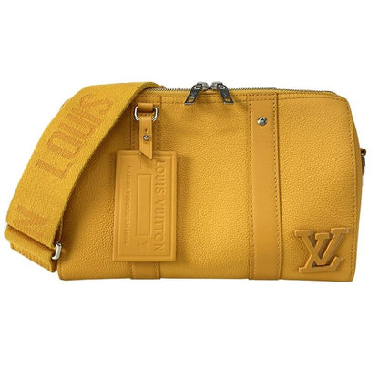 Louis Vuitton Shoulder Bag LV Aerogram City Keepall M21438 Saffron Leather