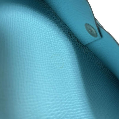 Hermes Coin Case Calvi Blue Atoll