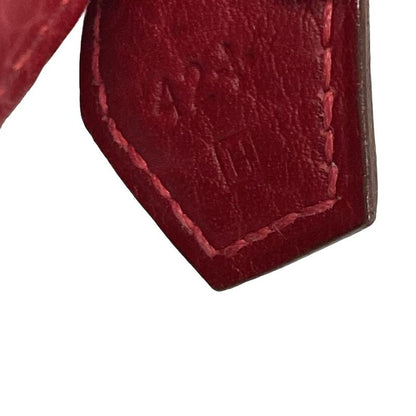 Hermes Bolide 31 Rouge Vif Gold Hardware Handbag