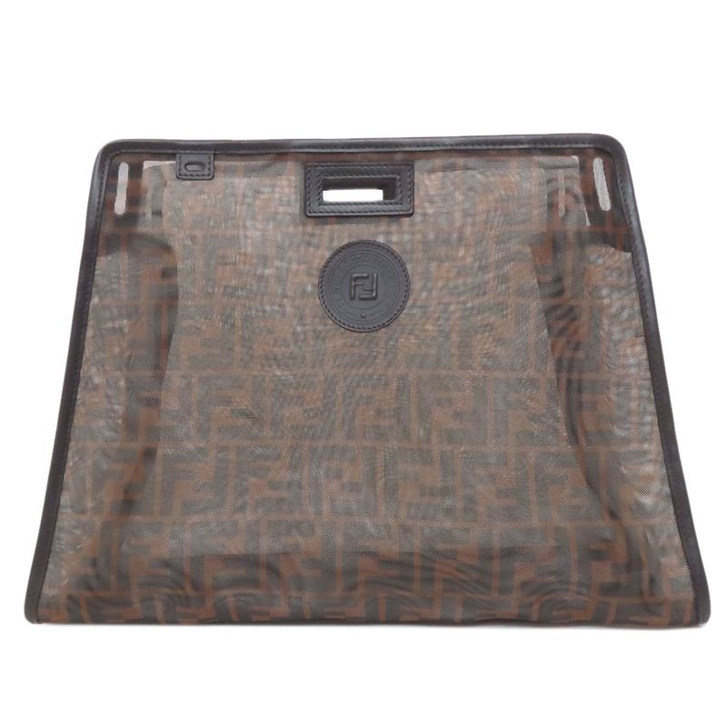 Fendi Peekaboo Cabas - Zucca Pattern Other Nylon Mesh Women's