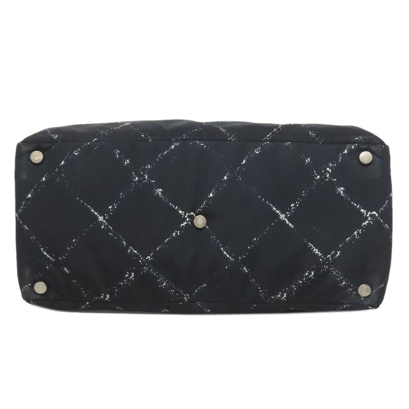 Chanel Travel Line Tote Bag Nylon Ladies