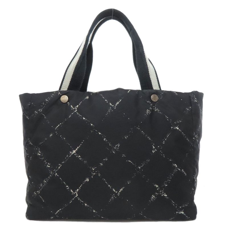 Chanel Travel Line Tote Bag Nylon Ladies