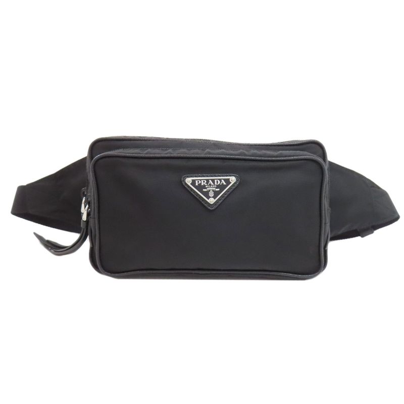 Prada Logo Hardware Body Bag Nylon Women