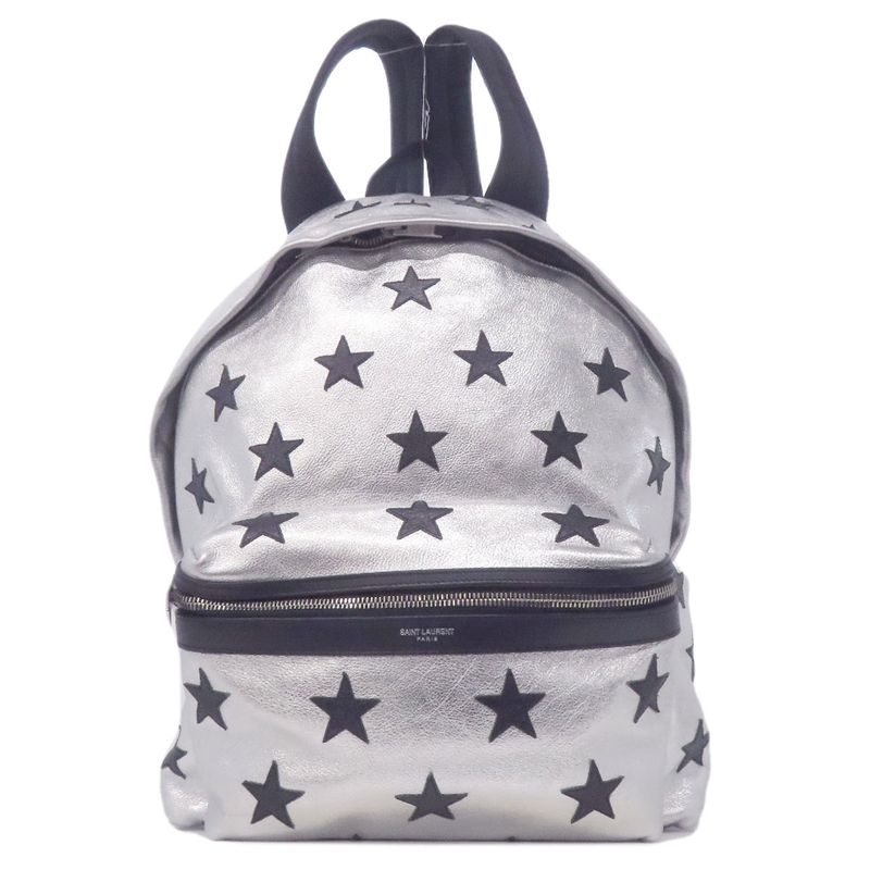 Saint Laurent Star Motif Backpack/daypack Calf Women
