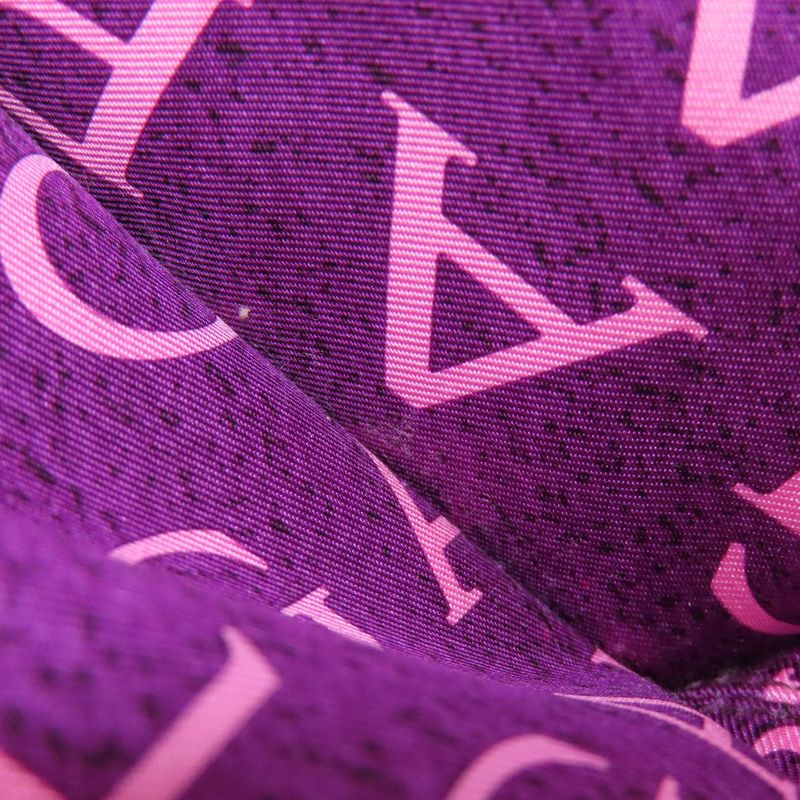 Bvlgari Logo Handbag Nylon Leather Women