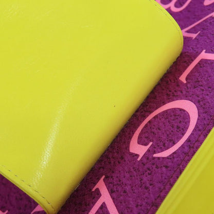 Bvlgari Logo Handbag Nylon Leather Women