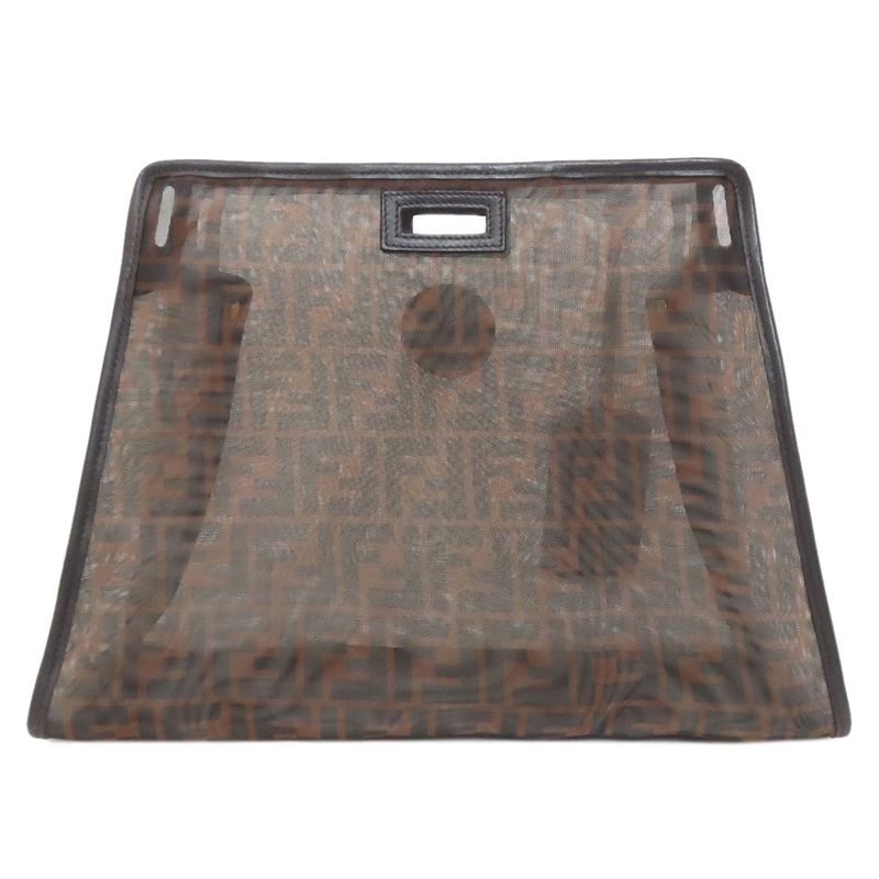 Fendi Peekaboo Cabas - Zucca Pattern Other Nylon Mesh Women's