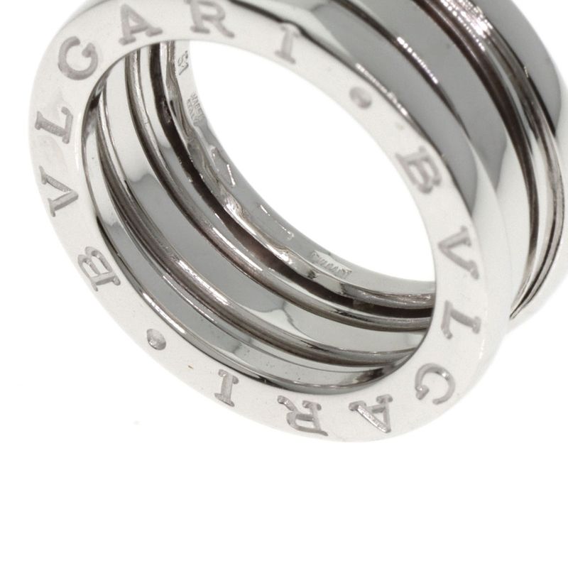 Bvlgari B-zero1 Bee Zero One 2 Band #51 Ring / Ring 18K White Gold Ladies