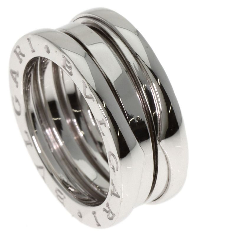 Bvlgari B-zero1 Bee Zero One 2 Band #51 Ring / Ring 18K White Gold Ladies