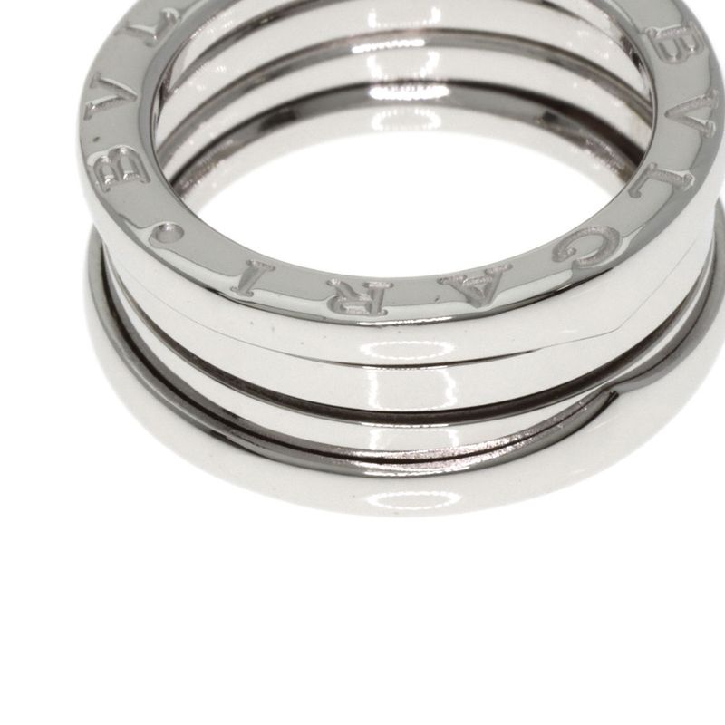Bvlgari B-zero1 Bee Zero One 2 Band #51 Ring / Ring 18K White Gold Ladies