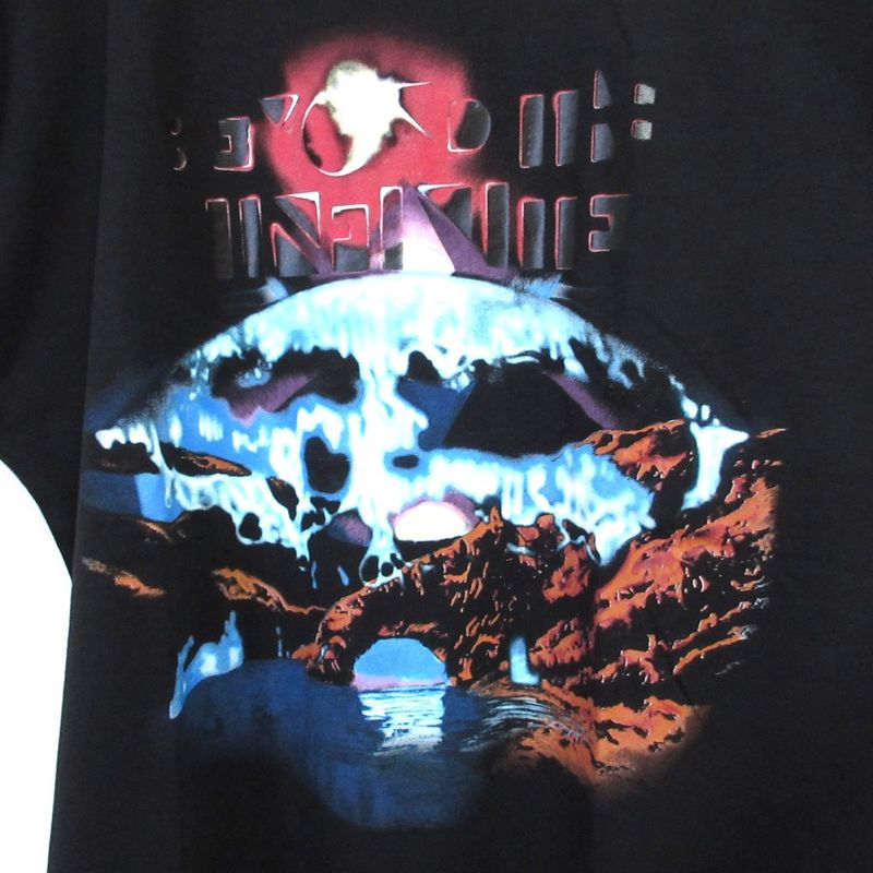 Balenciaga Nicolas Ghesquiere Period Printed T-Shirt Size L Black Women's Used