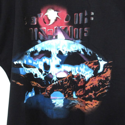 Balenciaga Nicolas Ghesquiere Period Printed T-Shirt Size L Black Women's Used