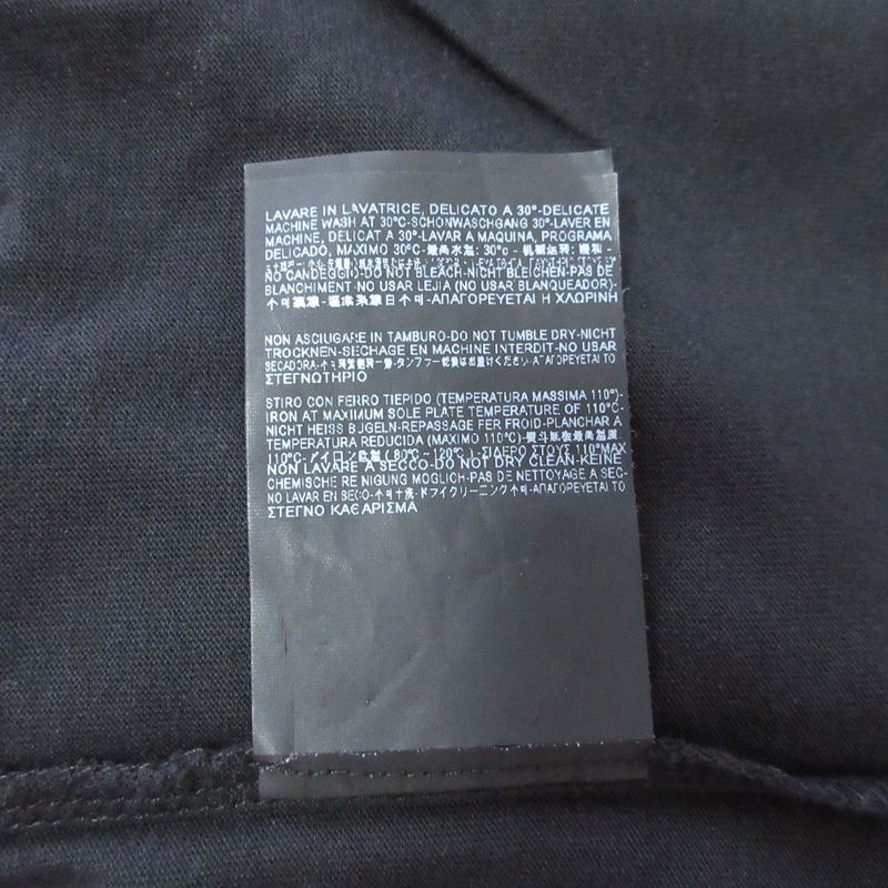 Balenciaga Nicolas Ghesquiere Period Printed T-Shirt Size L Black Women's Used