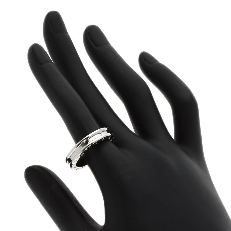 Bvlgari Bulgari B-zero1 1 Band #57 Ring 18K White Gold Ladies