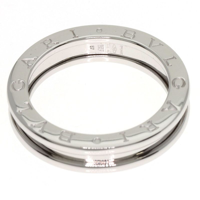 Bvlgari Bulgari B-zero1 1 Band #57 Ring 18K White Gold Ladies