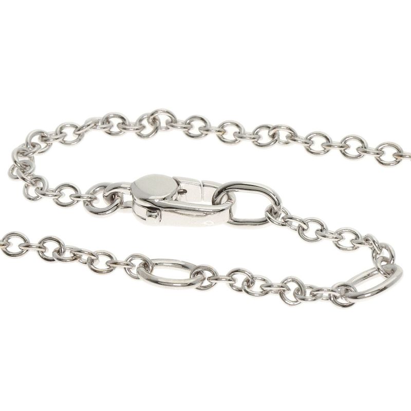 Gucci Icon Twirl Diamond Necklace 18K White Gold Ladies